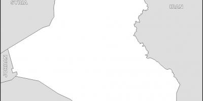 Mapa ng Iraq blangko