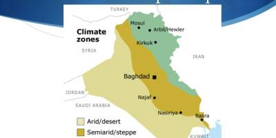 Mapa ng Iraq klima