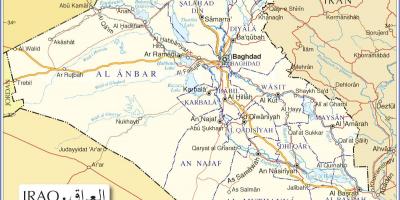 Mapa ng Iraq kalsada