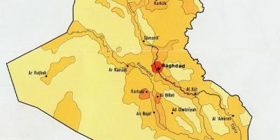 Mapa ng populasyon ng Iraq