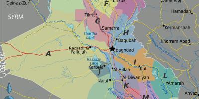 Mapa ng mga rehiyon sa Iraq